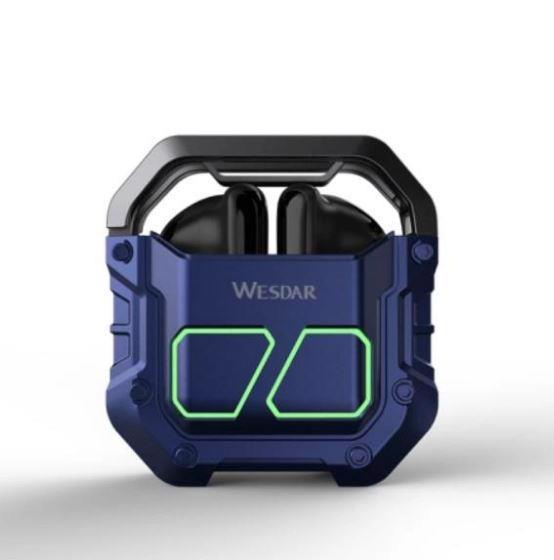 Навушники WESDAR TWS199 Bluetooth Blue