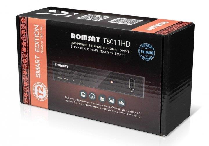 Тюнер DVB-T2 ROMSAT T8011HD