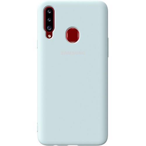 Чехол д/смарт. TOTO Samsung A20s Silicone FullProtect Sky Blue