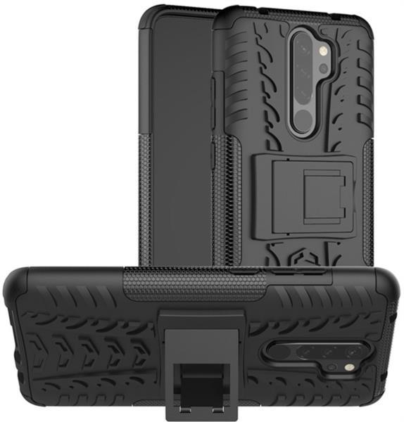 Чехол д/смарт. TOTO Xiaomi Redmi N 8 Pro DazzleKickstand 2in1 Black