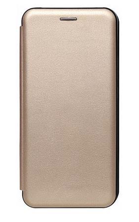 Чехол д/смарт. TOTO Huawei Y7 2019 Book Rounded Leather Case Gold