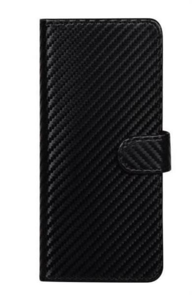 Чехол д/смарт. TOTO Book Carbon Fiber Universal Cover 5.5-5.7" Black