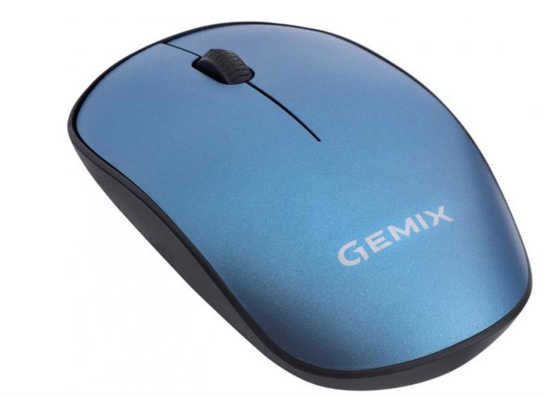 Мышь комп.GEMIX GM195 беспроводная Blue
