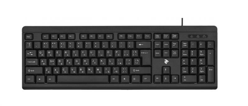 Клавіатура комп. 2E KS108 USB Black