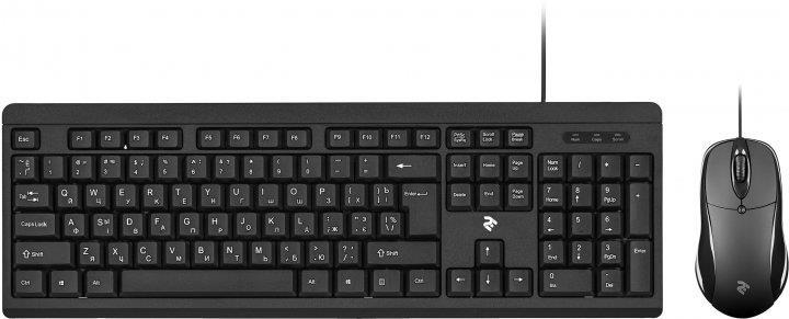 Клавиатура + мышь комп. 2E MK401 USB Black