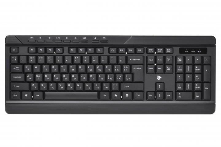 Клавіатура + миша комп. 2E MK410 WL Black