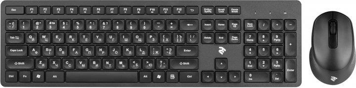 Клавіатура + миша комп. 2E MK420 WL Black