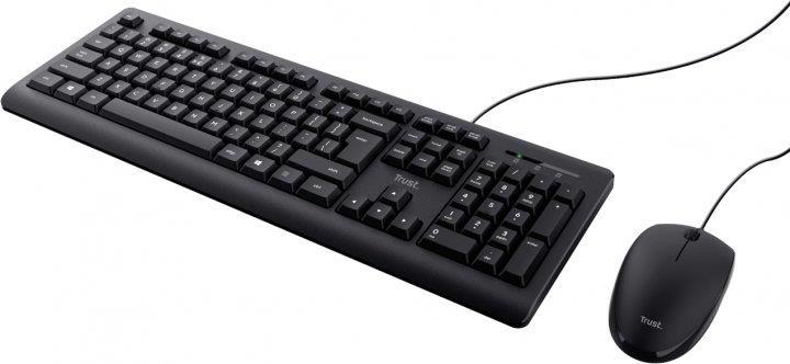 Клавіатура + миша комп. TRUST Primo USB UA Black