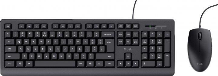 Клавіатура + миша комп. TRUST Primo USB UA Black