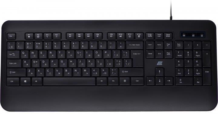 Клавіатура комп. 2E KS109 USB Black