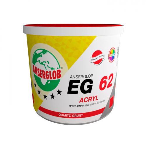 Грунт-фарба ANSERGLOB EG-62 Acryl бел. 1.7л/2.5кг