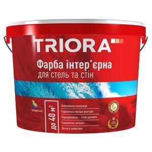 Фарба TRIORA інтер'єрна д/стін та стель  1.0л