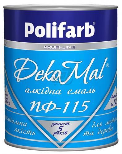 Эмаль алкид. POLIFARB DekoMal ПФ-115 кремовая 0.9кг