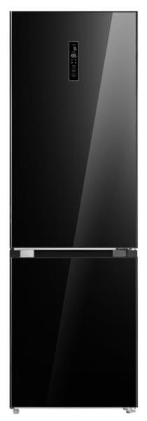 Холодильник SMART BM308BG(H) скло чорне