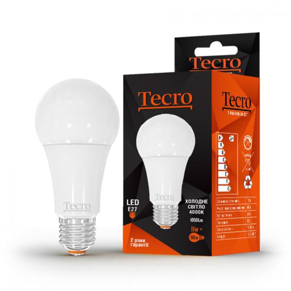 Лампа диод. TECRO A60 11W 220V 4000K E27 (T-A60-11W-4K-E27)