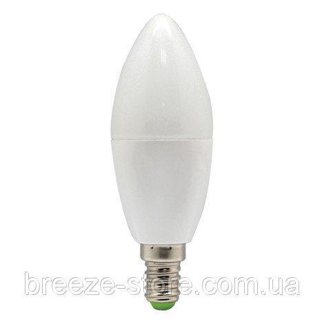 Лампа диод. FERON C37 7W 230V 4000K E14 (LB-197)