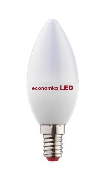 Лампа диод. ECONOMKA C37 6W 4200K 220V E14