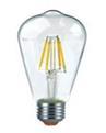Лампа діод. ST64 6W 4000K E27 EGE LED Filament