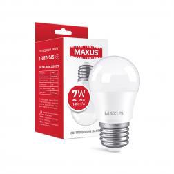 Лампа діод. G45 7W 3000K E27 MAXUS (1-LED-745)