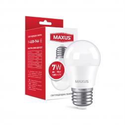 Лампа діод. G45 7W 4100K E27 MAXUS (1-LED-746)
