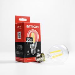 Лампа діод. A60 10W 3000K E27 ETRON Filament