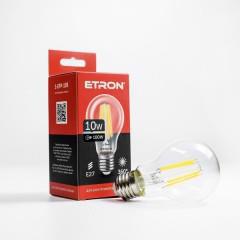 Лампа диод. A60 10W 4200K E27 ETRON Filament