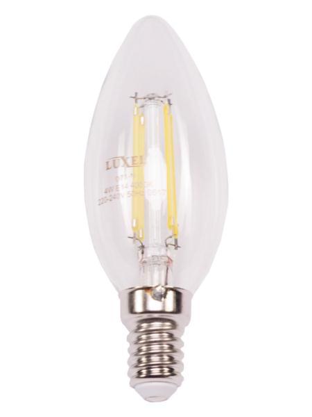 Лампа диод. C35 4W E14 4000K LUXEL Filament (071-N)