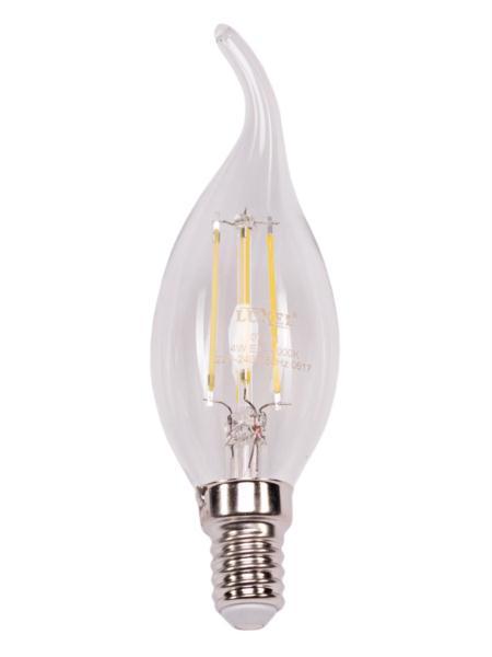 Лампа диод. CA35 4W E14 4000K LUXEL Filament (074-N)