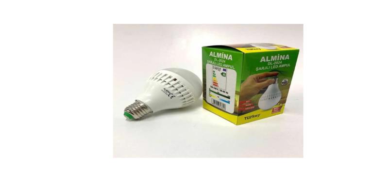 Лампа діод. 12W ALMINA LED E-27 акумул. DL2024