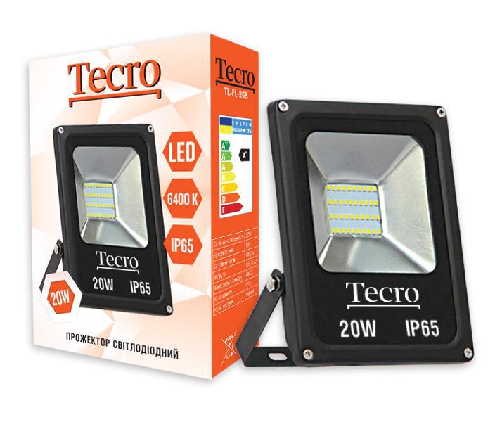 Прожектор led TECRO 20W 6400K slim TL-FL20B