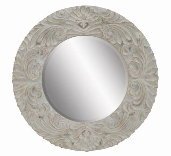 Зеркало CARLO DE SANTI WHGFC05095 белый+золото браш.