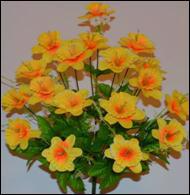 Квітка штучна букет Нарцис 55см
