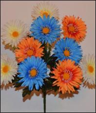 Квітка штучна букет Ромашка-микс 50см