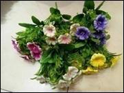 Цветок декор. букет КВК Сульфиния 1719