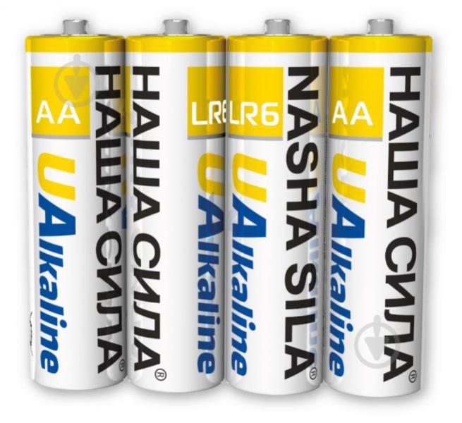 Батарейка НАША СИЛА Alkaline LR6 AA (4шт шринка) 2932