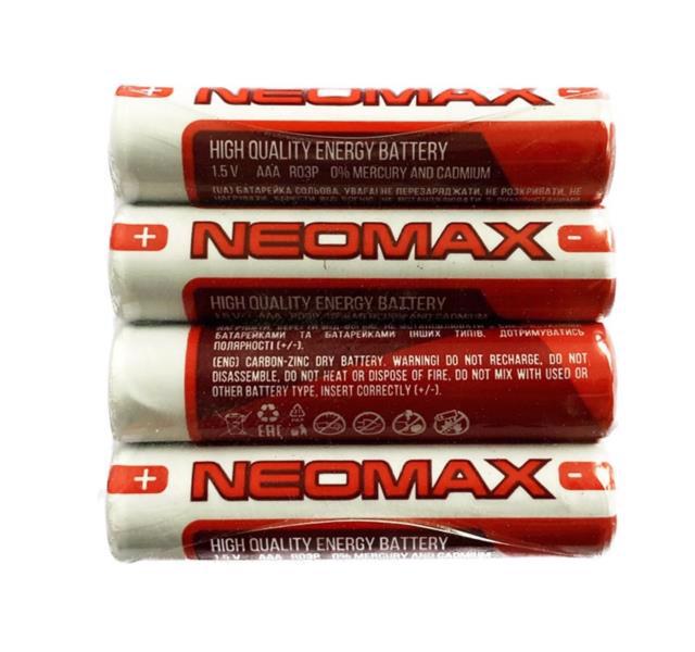 Батарейка NEOMAX R03 AAA (4шт шринка)