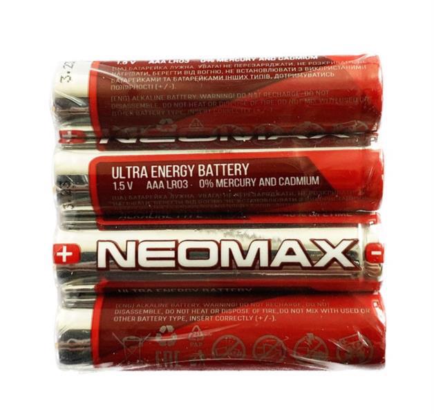 Батарейка NEOMAX LR03 AAA Alkaline (4шт шрінка)