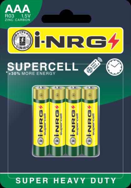 Батарейка I-NRG Supercell AAA (4шт блістер)