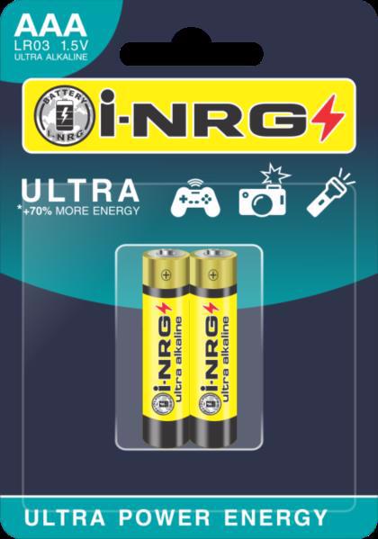 Батарейка I-NRG Ultra AAA (2шт блистер)