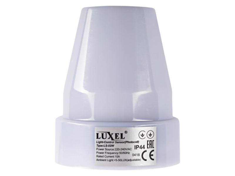 Датчик освітленості LUXEL 10A IP44 регульований (LS-02W)