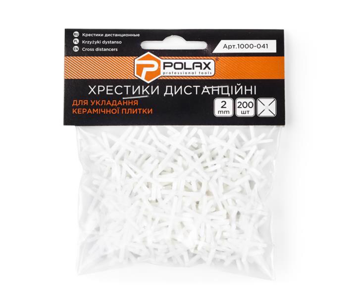 Крестики д/плитки 2.0мм (200шт) POLAX 1000-041