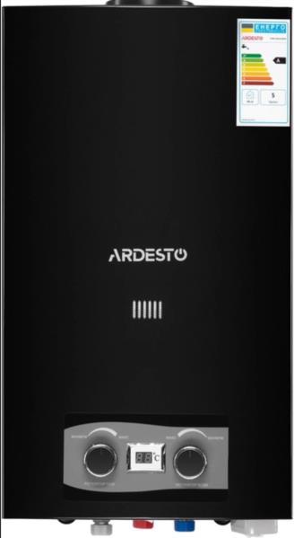 Колонка газовая ARDESTO X2 20кВт 10л черная