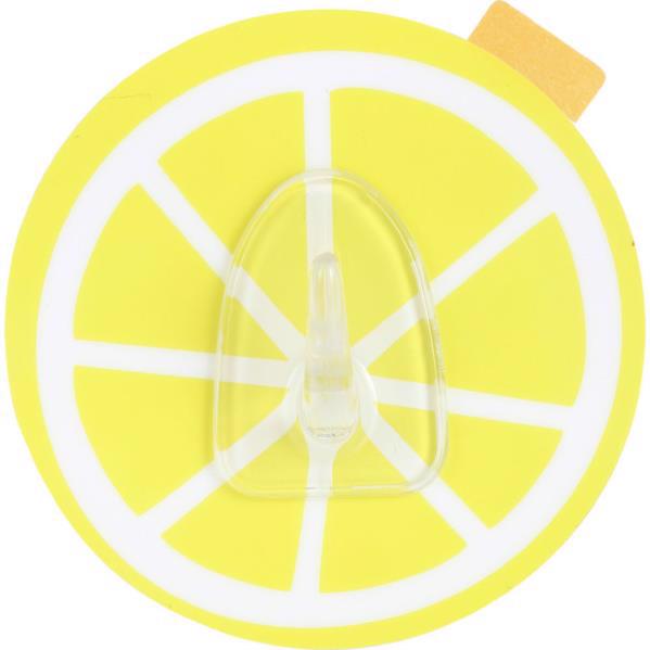 Крючок д/ванной ARINO Лимон пласт. силикон желтый (57539)