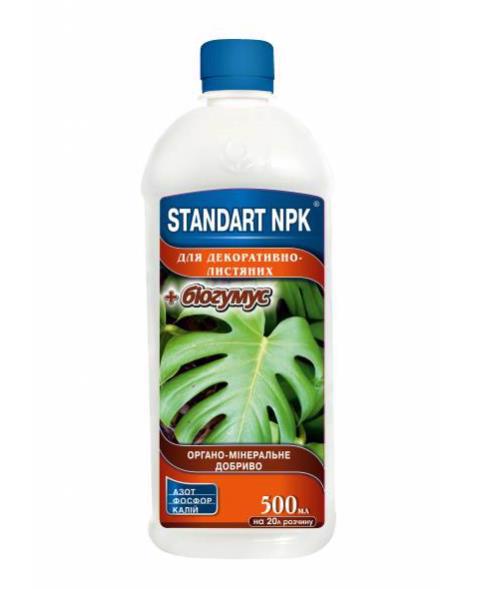 Удобрение органо-мин. STANDART NPK для декоративно-лиственных 500мл
