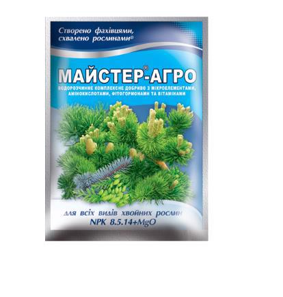 Добриво МАЙСТЕР-АГРО для хвойних рослин 25г
