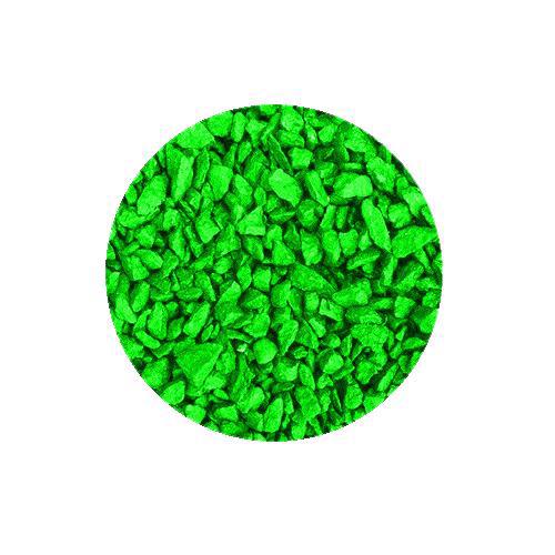 Камень декоративный NOVOGRAN 10*15мм зелёный 10 кг