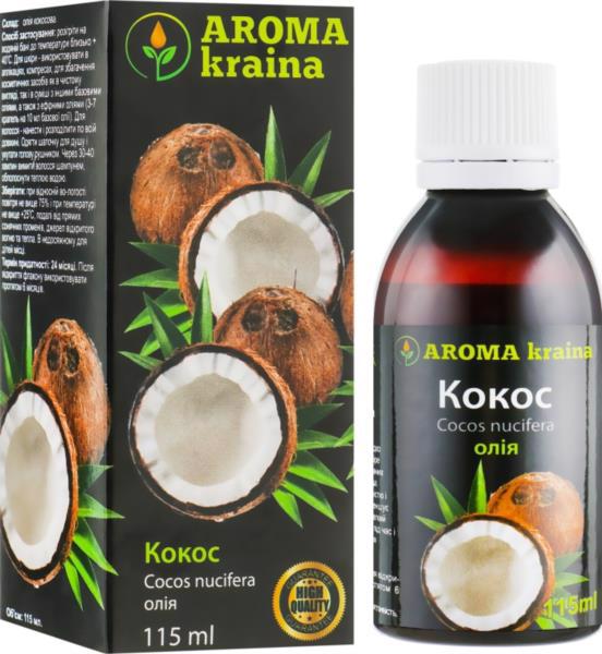 Масло растительное AROMA KRAINA Кокосовая 115мл AG10001