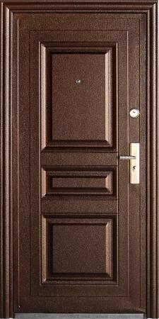 Дверь метал. Steel Door (960) левая молотковая+ручка