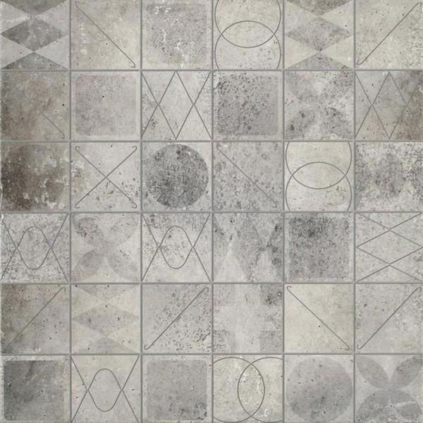 Плитка д/підлоги CERSANIT Bristol мозаїка 420*420мм сір. 1с
