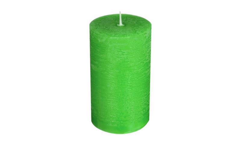 Свічка циліндр FEROMA CANDLE d7.0*10см зелена С710-576
